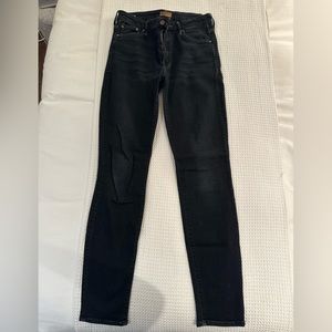 Mother High-Waisted Looker - Dark Blue